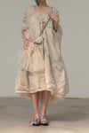 MUTEDANCE Hand-dyed Wide Collar Dress MD21SS09